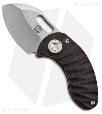 Curtiss Knives Curtiss Custom Nano Linerlock Folder Knife Red/Black G10 (1.875" Stonewash) 3 Curtiss Knives Curtiss Custom Nano Linerlock Folder Knife Red/Black G10 (1.875" Stonewash)