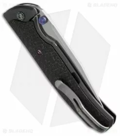 Volcan Knives Diskin Fire Custom D/A Dual Action Automatic LSCF (3.625" Plain) -Avokelavavat Sales Store custom diskin d a tumbled lscf wash side