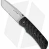 O'Hare Knives Tanto Folder Carbon Fiber Knife (3" Satin)