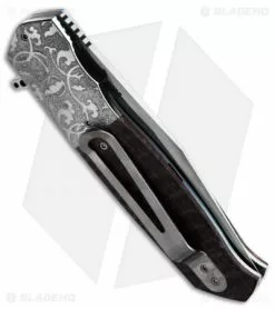 Andre Thorburn Custom L36 S Flipper Knife Curly Maple (3.25" Hand Satin) 5 Andre Thorburn Custom L36 S Flipper Knife Curly Maple (3.25" Hand Satin) -Avokelavavat Sales Store custom thorburn l36 s gray curly maple side