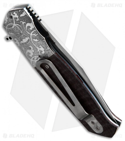 Andre Thorburn Custom L36 S Flipper Knife Curly Maple (3.25" Hand Satin) 4 Andre Thorburn Custom L36 S Flipper Knife Curly Maple (3.25" Hand Satin) - Image 2