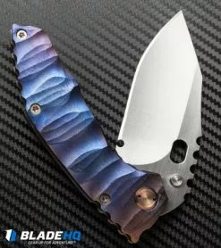 Dalibor Bergam Knives Draco Frame Lock Knife Titanium (3.5" Satin) 2016 -Avokelavavat Sales Store dalibor draco feb 2016 half cm