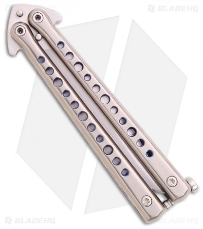 DDR Darrel Ralph Custom Holy Moley Butterfly Balisong Knife (Beefy Bowie Blade) 4 DDR Darrel Ralph Custom Holy Moley Butterfly Balisong Knife (Beefy Bowie Blade) - Image 2