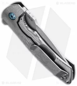 Defiant7 Knives Hyrax Frame Lock Knife Ti (3.375" Stonewash) -Avokelavavat Sales Store defiant7 hydrax side cm