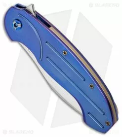 Demongivert & Famin ZPS One Custom Frame Lock Knife Blue Ti (3.5" Satin) 6 Demongivert & Famin ZPS One Custom Frame Lock Knife Blue Ti (3.5" Satin) -Avokelavavat Sales Store demongivert famin zps one blue BHQ 36701 jr spine
