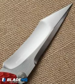 Dew Hara Custom Ni Liner Lock Knife Black/Red/Silver (3.75" Mirror) Japan -Avokelavavat Sales Store dew hara custom ni liner red blade cm