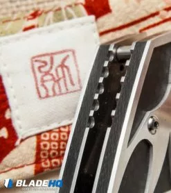 Dew Hara Custom Ni Liner Lock Knife Black/Red/Silver (3.75" Mirror) Japan -Avokelavavat Sales Store dew hara custom ni liner red detail cm