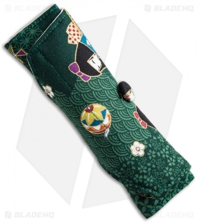 Dew Hara Custom Kabuto Folder Knife Black/Gray (3.5" Mirror) Japan 5 Dew Hara Custom Kabuto Folder Knife Black/Gray (3.5" Mirror) Japan - Image 3