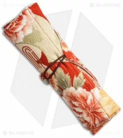 Dew Hara Custom Kabuto Folder Knife Brown/Red (3.5" Mirror) Japan -Avokelavavat Sales Store dew hara kabuto brn rd sheath