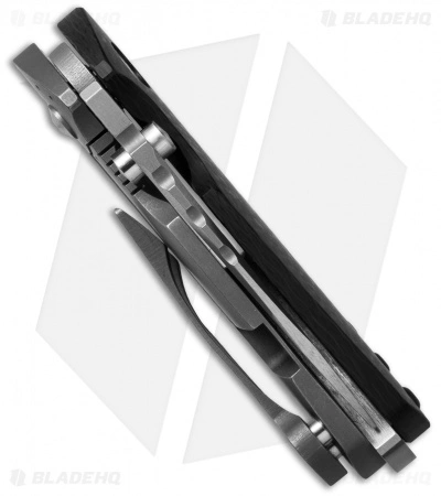 DireWare Custom Hyper-90 Flipper Knife Carbon Fiber/Titanium (3" Satin) 6 DireWare Custom Hyper-90 Flipper Knife Carbon Fiber/Titanium (3" Satin) - Image 4