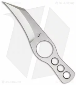 Dirk Pinkerton Custom Variable Claw Reverse Tanto XL Knife (3" Satin Plain)