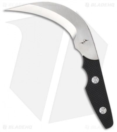 Dirk Pinkerton Custom Sickle Knife (3" Satin Plain) 3 Dirk Pinkerton Custom Sickle Knife (3" Satin Plain)