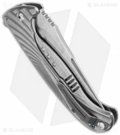 Diskin Volcan Flipper Frame Lock Knife Fluted Titanium (4" Stonewash) -Avokelavavat Sales Store diskin volcan flipper sw fluted side cm