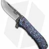 Doc Shiffer Knives Doc Shiffer Custom Recon Flipper Knife Timascus (3.5" Damascus)