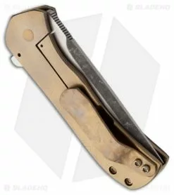 Doc Shiffer Knives Doc Shiffer Dress Recon Knife Titanium Flipper (3" Acid Washed Plain) -Avokelavavat Sales Store doc shiffer dress recon cf dama side