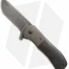 Doc Shiffer Knives Doc Shiffer Custom Mini Recon Flipper Knife Carbon Fiber/Ti (3" Acid Wash)
