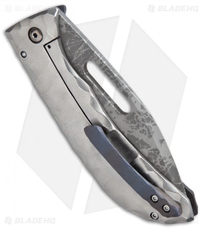 Doyle Knives Ti Frames Frame Lock Knife Heat Colored (3.875" Acid Wash) 4 Doyle Knives Ti Frames Frame Lock Knife Heat Colored (3.875" Acid Wash) - Image 2