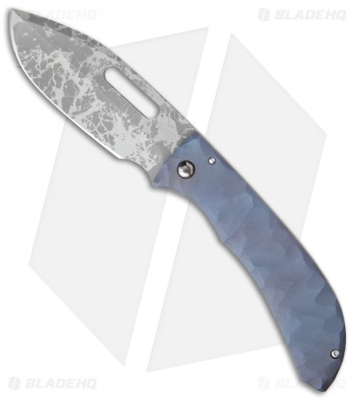 Doyle Knives Ti Frames Frame Lock Knife Heat Colored (3.875" Acid Wash) 3 Doyle Knives Ti Frames Frame Lock Knife Heat Colored (3.875" Acid Wash)