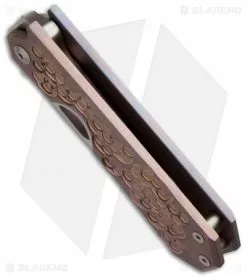 DSK Tactical Knives GF-1 Gentleman Folder Frame Lock Knife Violet (4" Satin) -Avokelavavat Sales Store dsk gf 1 violet green spine