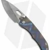 DSK Tactical DBV2 Frame Lock Knife Flame Ano Ti (3.6" Acid Stonewash) #40