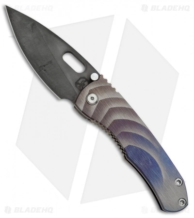 DSK Tactical DBV2 Frame Lock Knife Shell Ano Ti (3.6" Black Acid Wash) #42 3 DSK Tactical DBV2 Frame Lock Knife Shell Ano Ti (3.6" Black Acid Wash) #42
