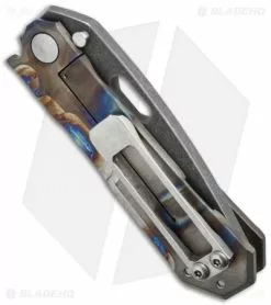 DSK Tactical Knives GF-1 Gentleman Folder Knife Ano Maze Mill (4.25" Acid SW) -Avokelavavat Sales Store dsk tactical knives gf 1 rt grind ano maze mill side