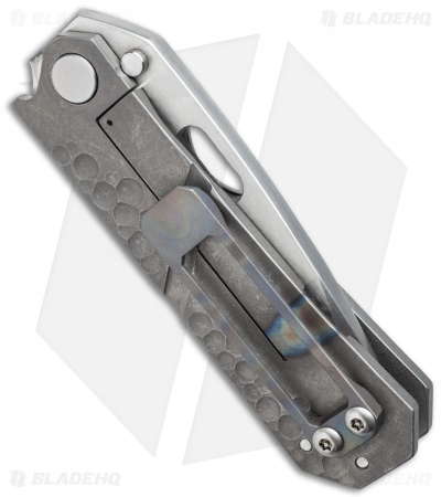 DSK Tactical Knives GF-1 Gentleman Folder Knife Milled/Dimple (4.25" Acid Wash) 5 DSK Tactical Knives GF-1 Gentleman Folder Knife Milled/Dimple (4.25" Acid Wash) - Image 3