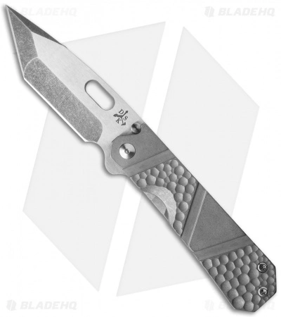 DSK Tactical Knives GF-1 Gentleman Folder Knife Milled/Dimple (4.25" Acid Wash) 3 DSK Tactical Knives GF-1 Gentleman Folder Knife Milled/Dimple (4.25" Acid Wash)