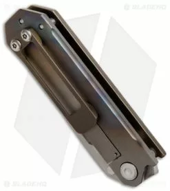 DSK Tactical Knives GF-1 Gentleman Folder Frame Lock Knife (4" Polished) -Avokelavavat Sales Store dsk tactical knives gf 1 ti ano g10 milled mirror bottom