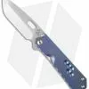 DSK Tactical Knives GF-1 Gentleman Folder Knife Blue (4" Stonewash)