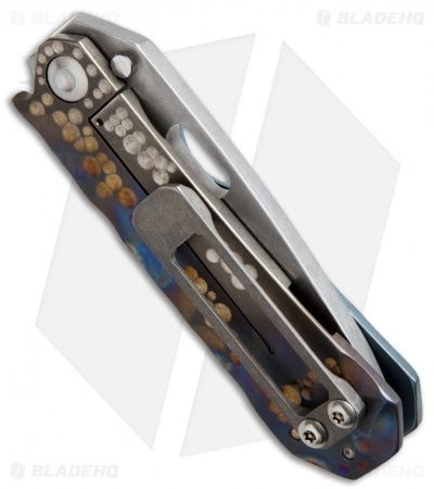 DSK Tactical Knives GF-1 Gentleman Folder Frame Lock Knife (4" Stonewash) 5 DSK Tactical Knives GF-1 Gentleman Folder Frame Lock Knife (4" Stonewash) - Image 3