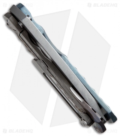 DSK Tactical Knives GF-1 Gentleman Folder Frame Lock Knife (4" Stonewash) 6 DSK Tactical Knives GF-1 Gentleman Folder Frame Lock Knife (4" Stonewash) - Image 4