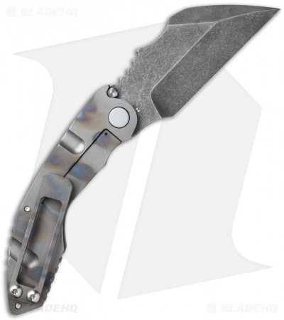 DSK Tactical VX-C Knife Milled Blast/Flame (4.25" Acid Stonewash) 4 DSK Tactical VX-C Knife Milled Blast/Flame (4.25" Acid Stonewash) - Image 2