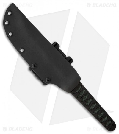 Sam Eddleman Eddleman Knives Combat Tanto Knife Green Rayskin Fixed Blade (7" Black) 4 Sam Eddleman Eddleman Knives Combat Tanto Knife Green Rayskin Fixed Blade (7" Black) - Image 2