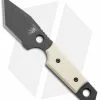 Sam Eddleman Tanto Dashi Gen 2 Neck Knife White Handle (2" Acid Wash)