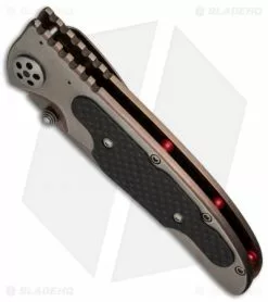 Allen Elishewitz Titanium Frame Lock Knife Carbon Fiber (3.6" Stonewash) -Avokelavavat Sales Store elishwitz ti cf folder bottom cm
