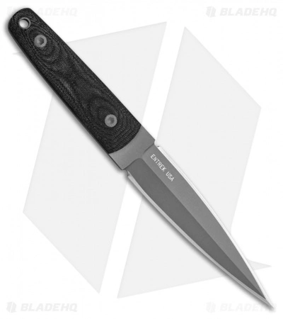 Entrek Bullet MKII Knife Tactical Fixed Blade Dagger (4.875" Gray Plain) 3 Entrek Bullet MKII Knife Tactical Fixed Blade Dagger (4.875" Gray Plain)