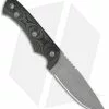EnTrek Otter Fixed Blade Knife Black Micarta (4" Gray)