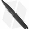 Entrek Bullet MKII Knife Tactical Fixed Blade Dagger (4.875" Black Plain)