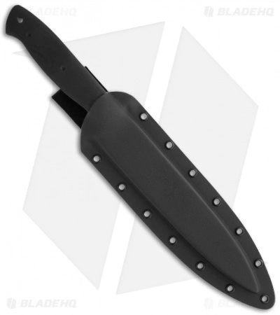 Entrek Commando MKII Knife D/E Fixed Blade (7" Black Plain) 4 Entrek Commando MKII Knife D/E Fixed Blade (7" Black Plain) - Image 2