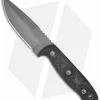 EnTrek Companion Fixed Blade Knife W/ Canvas Micarta Handle (4.1" Plain)