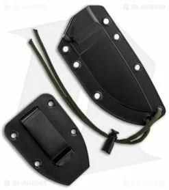 ESEE Knives ESEE-3PM-MB-OD Modified Knife Orange G10 & MOLLE (3.88" Green Plain) -Avokelavavat Sales Store esee 3 black sheath clip both