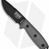 ESEE Knives ESEE-3S-CP Clip Point Knife Coyote Sheath (3.88" Black Serr) -Avokelavavat Sales Store esee 3s cp
