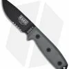 ESEE Knives ESEE-3S-MB Knife Coyote Sheath & MOLLE Back (3.88" Black Serr)
