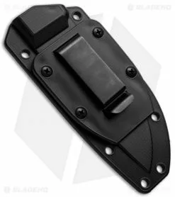 ESEE Knives ESEE-4 Molded Sheath + Clip Plate (Black) 5 ESEE Knives ESEE-4 Molded Sheath + Clip Plate (Black) -Avokelavavat Sales Store esee 4 msb cp together 1
