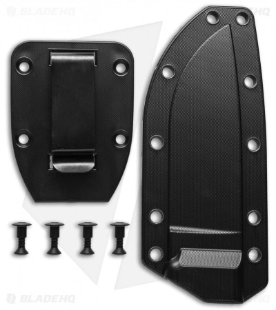 ESEE Knives ESEE-4 Molded Sheath + Clip Plate (Black) 3 ESEE Knives ESEE-4 Molded Sheath + Clip Plate (Black)