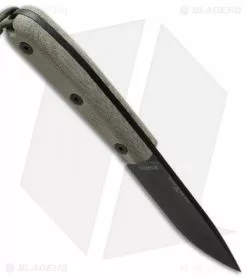 ESEE Knives ESEE-4HM Fixed Blade Knife Tan Micarta (4.38" Black) -Avokelavavat Sales Store esee 4hm bhq 34479 cm spine