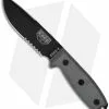 ESEE Knives ESEE-4S-CP Clip Point Knife (4.5" Black Serr)