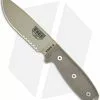 ESEE Knives ESEE-4S-DT Fixed Blade Knife (4.5" Tan Serr) -Avokelavavat Sales Store esee 4s dt