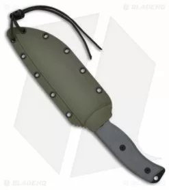 ESEE Knives ESEE-6S-OD Knife W/ OD Green Sheath (6.5" Serr) -Avokelavavat Sales Store esee 6p od sheath 1